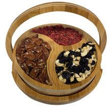 Load image into Gallery viewer, Folding Bamboo Bowl - 3 Section