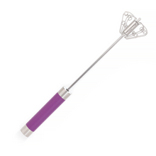 Load image into Gallery viewer, Purple Multi Whisk Stainless Steel Nova Multi Quirl Whisking Beating Frother